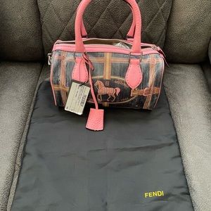 Authentic equestrian Fendi  Speedy Bag